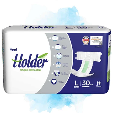 HOLDER ზრდასრულის საფენი  L ზომა 30 ცალი UNISEX
