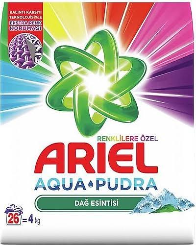 ARIEL სარეცხი საშუალება 4 KG ფერადებისთვის